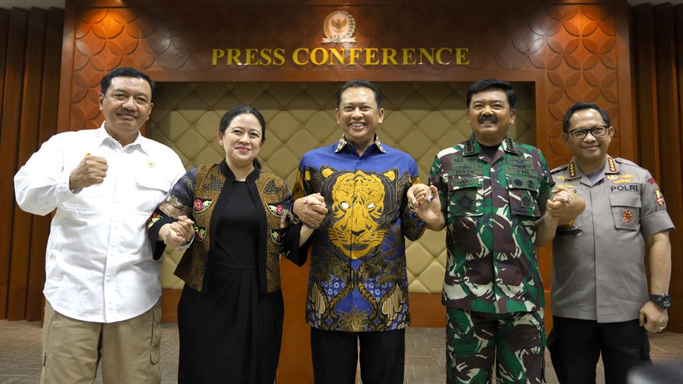 DPR Gelar Rapat Bersama TNI-Polri Jelang Pelantikan Presiden
