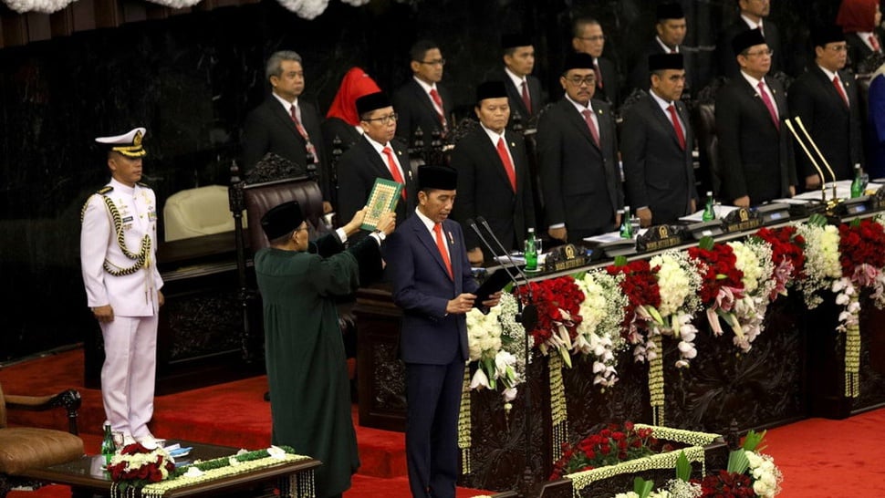 Jokowi Resmi Menjabat Presiden Dua Periode