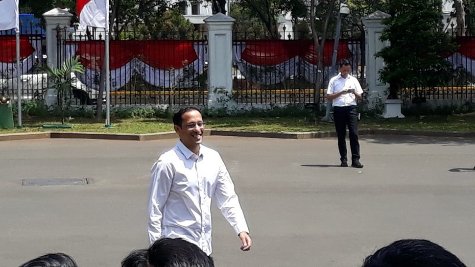 Nadiem Makarim Datang ke Istana Jelang Pengumuman Kabinet Jokowi