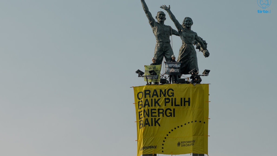 Komentari Spanduk Greenpeace, Anies Baswedan: Itu Pesan untuk Dunia