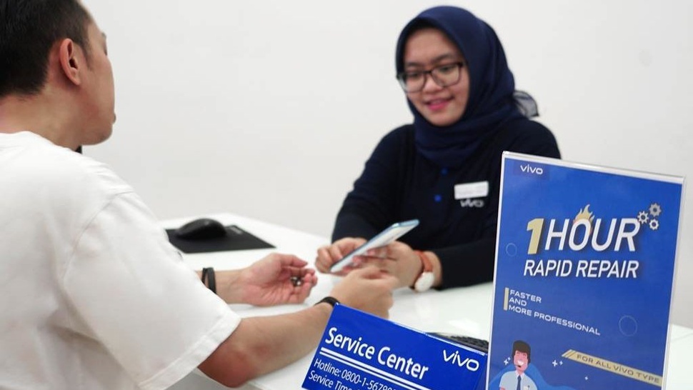Vivo Terapkan Servis 1 Jam untuk Perbaikan dan Pengecekan