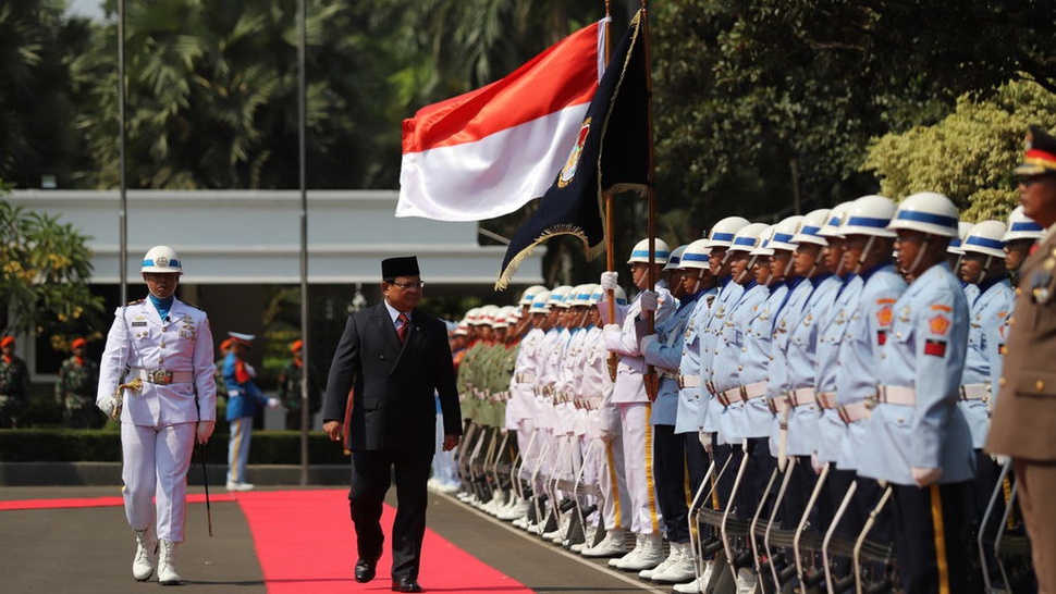 Serah Terima Jabatan Menteri Pertahanan dari Ryamizard ke Prabowo 