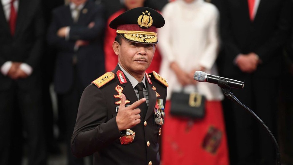 Presiden Jokowi Lantik Idham Azis sebagai Kapolri