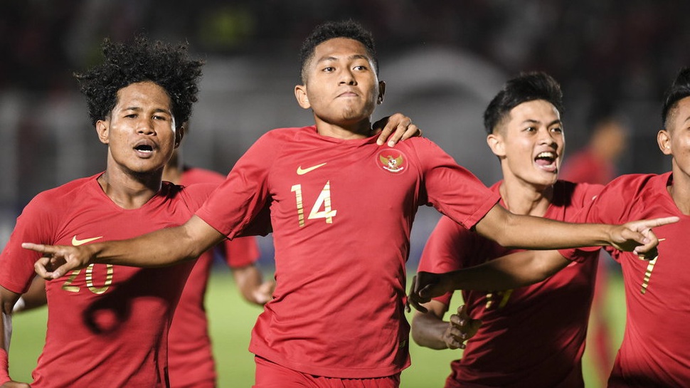 Hasil Timnas Indonesia U19 vs Hongkong Babak Pertama Skor 2-0