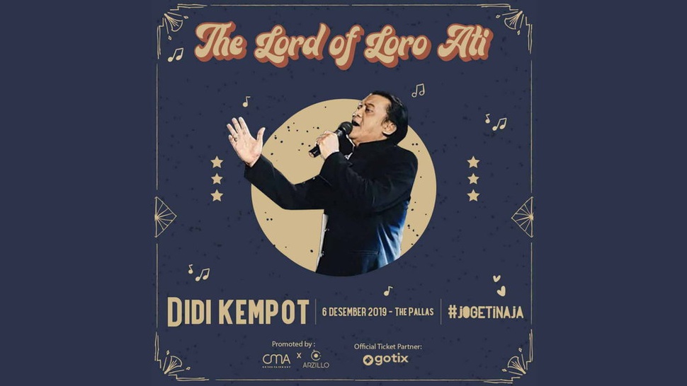 Jadwal & Harga Tiket Konser Didi Kempot di Jakarta 6 Desember 2019