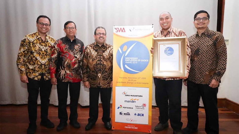 WIKA Masuk Top 20 Indonesia Employer of Choice 2019 SWA