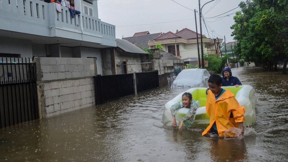 Daftar Lokasi Banjir di Jabodetabek Menurut BNPB