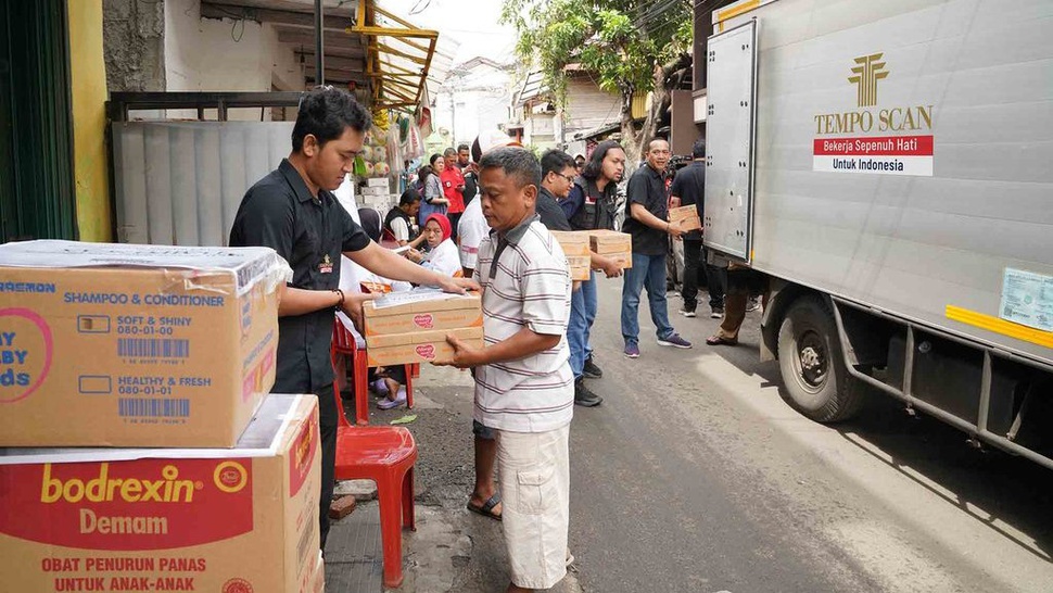 Tempo Scan Beri Bantuan Rp300 Juta untuk Korban Banjir Jakarta
