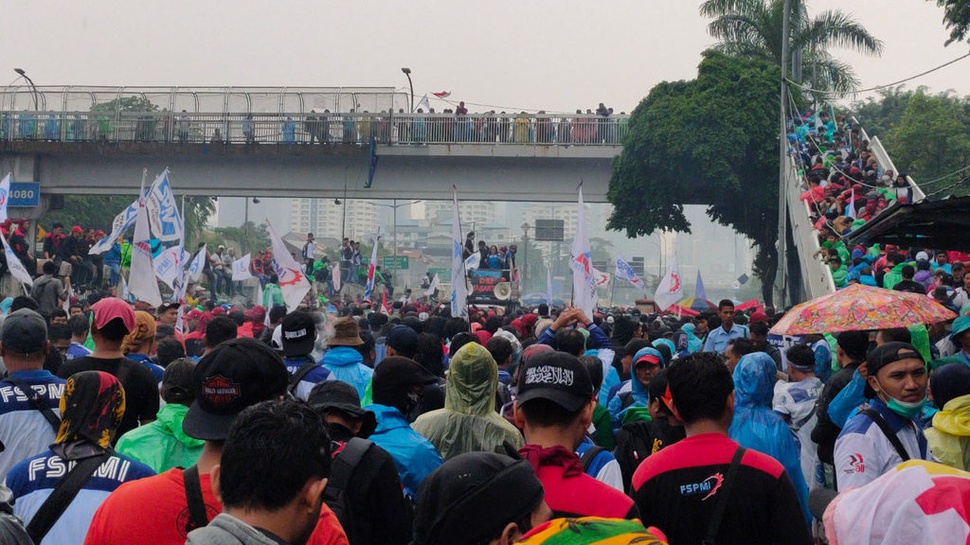 Demo Hari Ini Jakarta: Isi Tuntutan Buruh soal Kenaikan Upah 2022