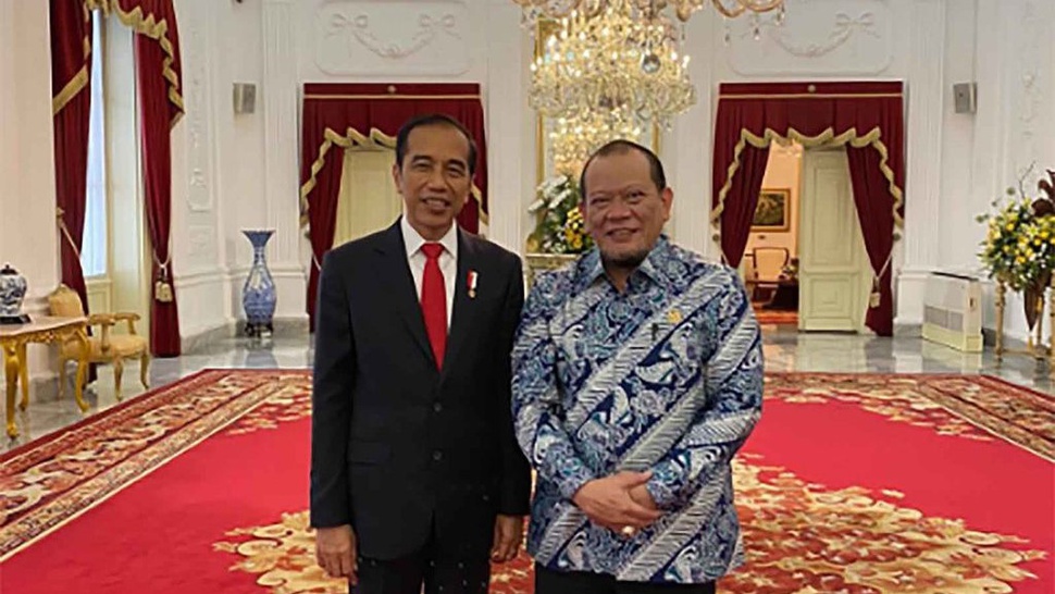 Ketua DPD LaNyalla Sampaikan Aspirasi Daerah Saat Temui Jokowi
