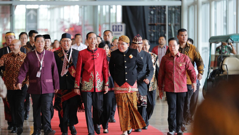 Presiden Jokowi Menghadiri Perayaan Imlek Nasional