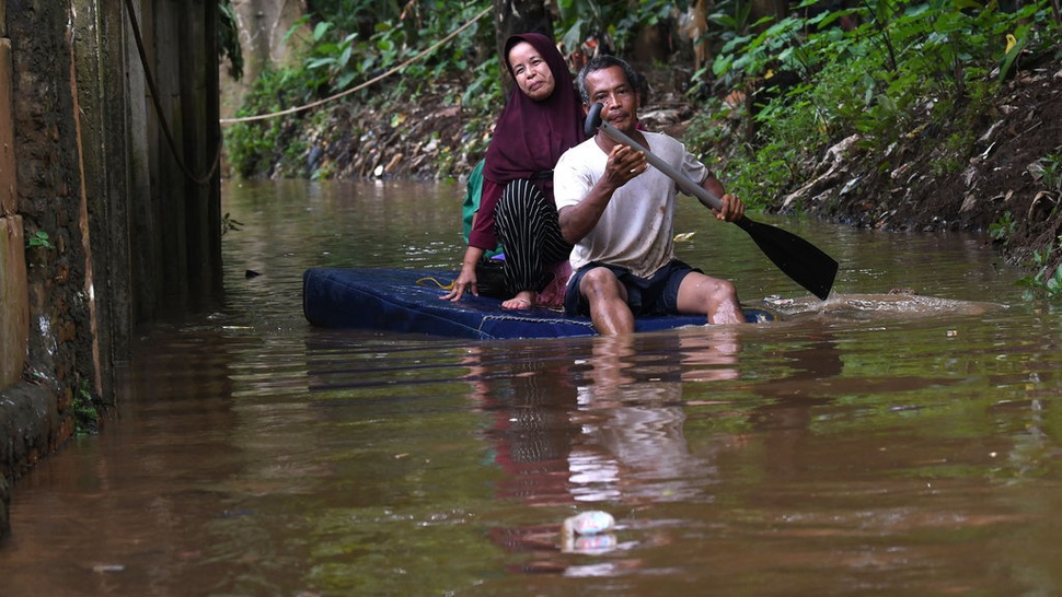 Waspada Banjir Jakarta: P.A. Marina Ancol Tinggi Air 207 cm Status Siaga 2, Update 22 Januari 2022 13:50 WIB