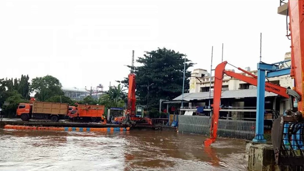 Waspada Banjir Jakarta: P.A. Marina Ancol Tinggi Air 208 cm Status Siaga 2, Update 29 Januari 2022 10:50 WIB