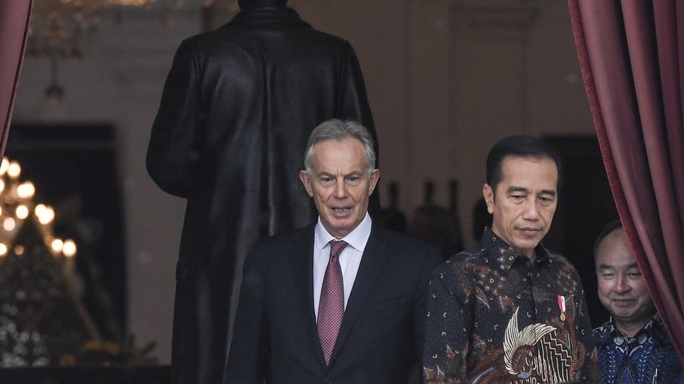Eks Perdana Menteri Inggris Tony Blair Temui Presiden Jokowi