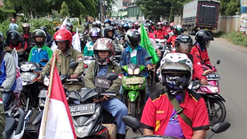 Demo Buruh Banten Tolak Omnibus Law: Polisi Tetapkan 4 Tersangka