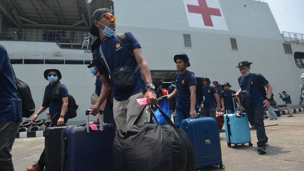 Belasan WNI Awak Kapal Long Xin Dipulangkan ke Indonesia pada 8 Mei