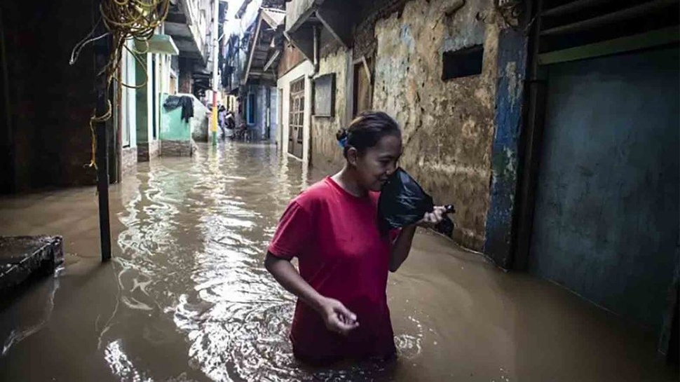 Di Tengah Pandemi Corona, Sebagian Jaktim Sempat Terendam Banjir