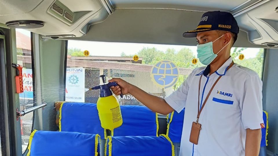 Virus Corona Meluas di Indonesia, DAMRI Tetap Beroperasi Normal