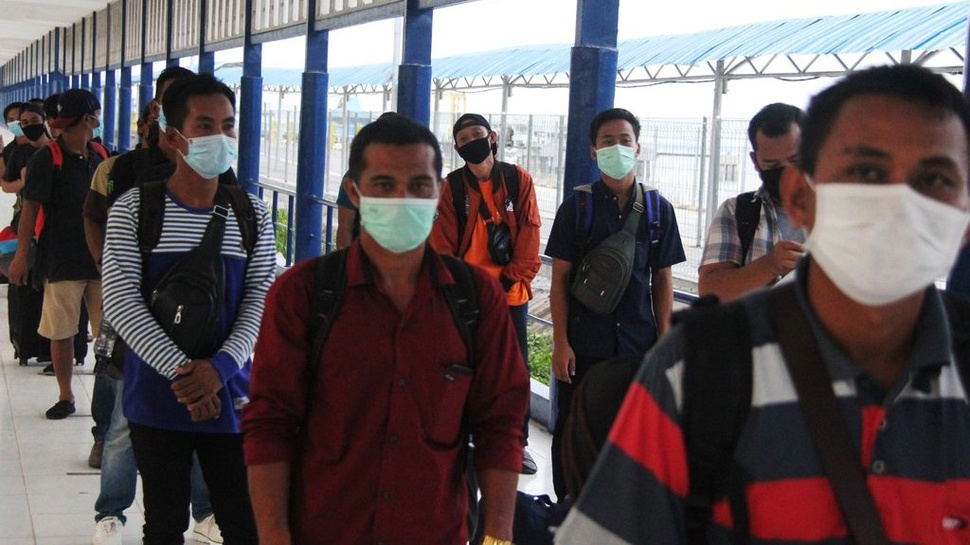 Pandemi Corona: 4.444 TKI dari Malaysia Pulang lewat Pelabuhan Riau