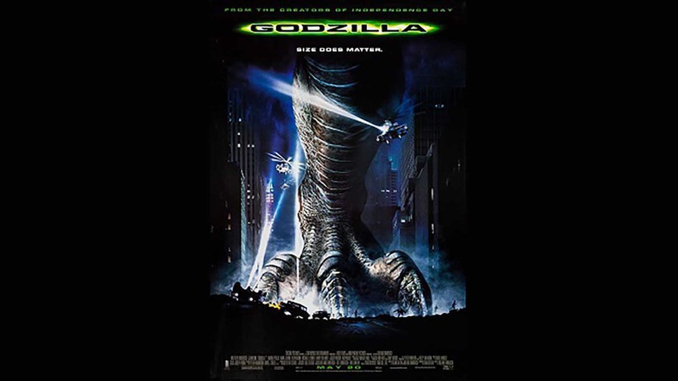 Sinopsis Godzilla 1998: Film Thriller di Bioskop Trans TV, 5 Juli