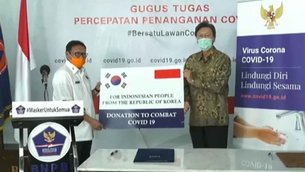Indonesia Terima 300 Sprayer dari Korsel untuk Tanggulangi COVID-19
