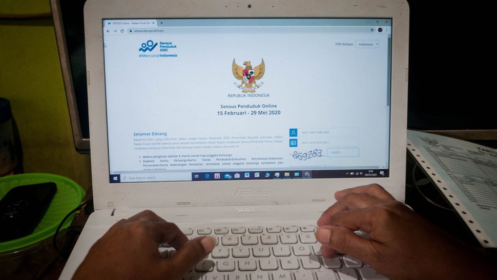 Sensus Penduduk Online 2020 di sensus.bps.go.id Berakhir Hari Ini