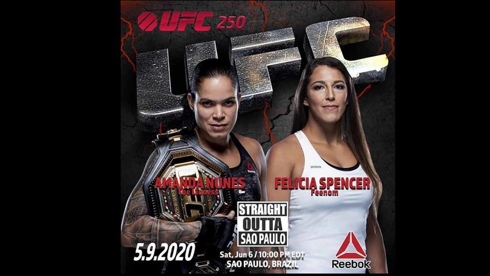 Rekor Amanda Nunes Setelah Menang Lawan Felicia Spencer di UFC 250