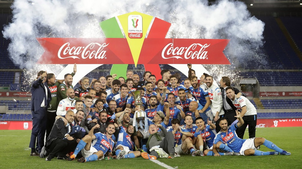 Napoli Juara Coppa Italia 2020: Rekor, Data-Fakta, & Statistik