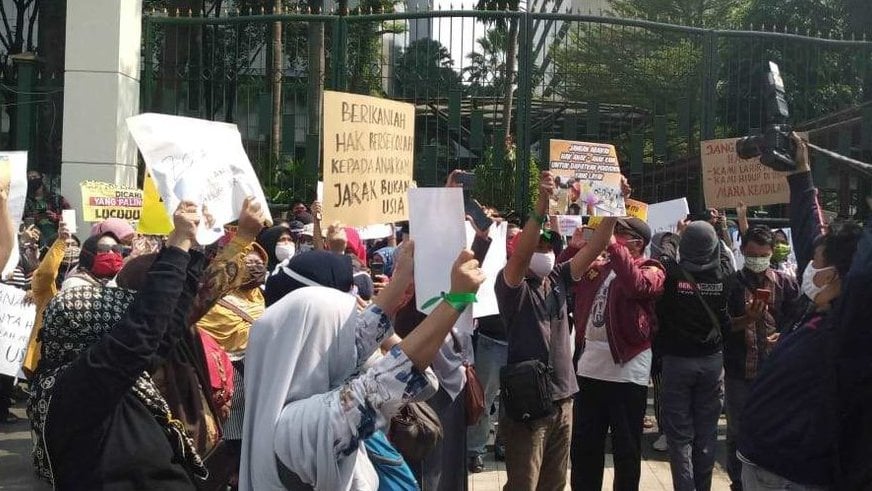 Protes PPDB DKI Jakarta, Wali Murid Demo Kemendikbud