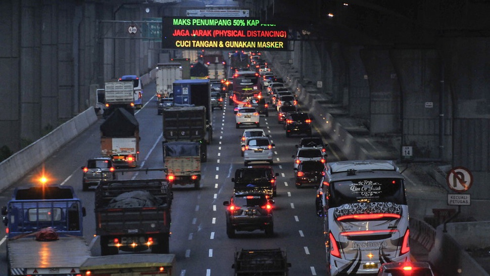 Mudik Idul Adha 2020: Ada 192.103 Kendaraan Tinggalkan DKI Jakarta