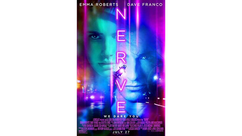 Sinopsis Film Nerve Bioskop Trans TV: Melawan Game Online Nerve