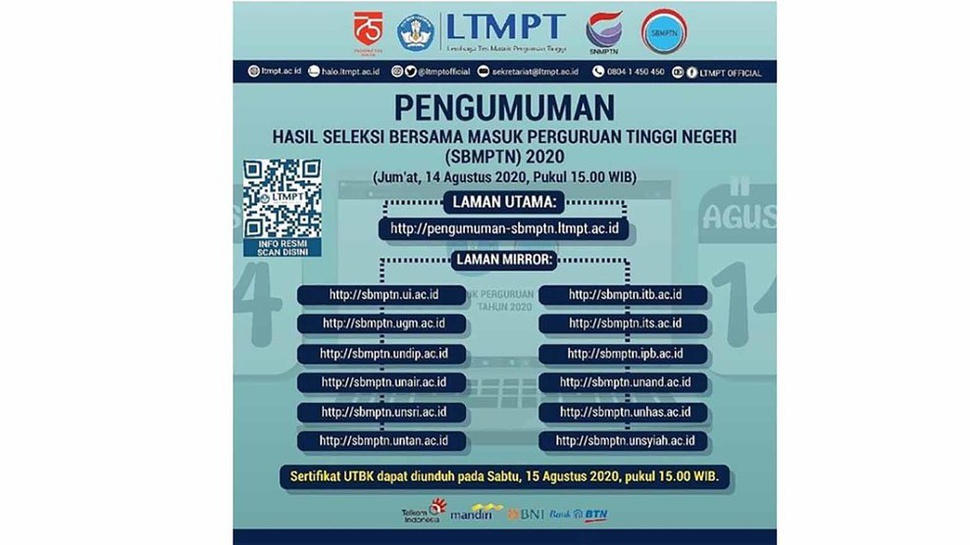 Jadwal Pendaftaran, Biaya dan Tes PMB Lokal UIN Ar-Raniry Aceh