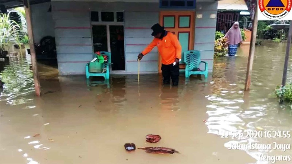 BNPB Catat 14.284 Orang Terdampak Banjir di Ketapang Kalbar