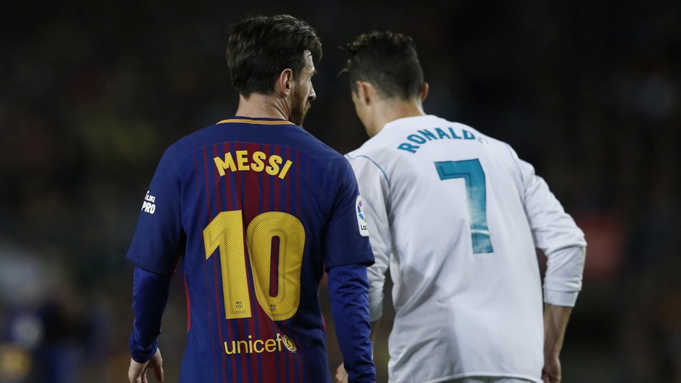 Rekor Pertemuan Ronaldo vs Messi, Siapa Lebih Banyak Gol?