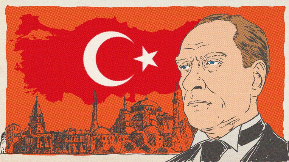 Ataturk Membangun Turki Sekuler dari Puing-Puing Khilafah Usmani