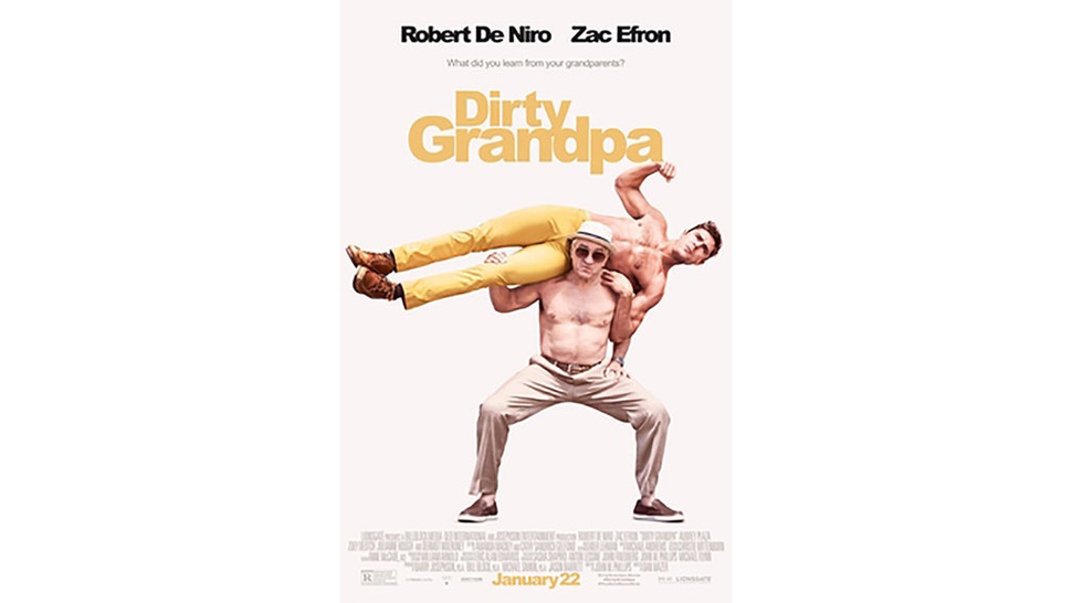 Sinopsis Dirty Grandpa, Film Komedi di Bioskop Trans TV 9 April