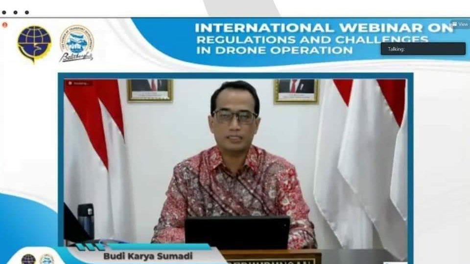 Webinar Regulasi dan Tantangan Pengoperasian Drone di Indonesia
