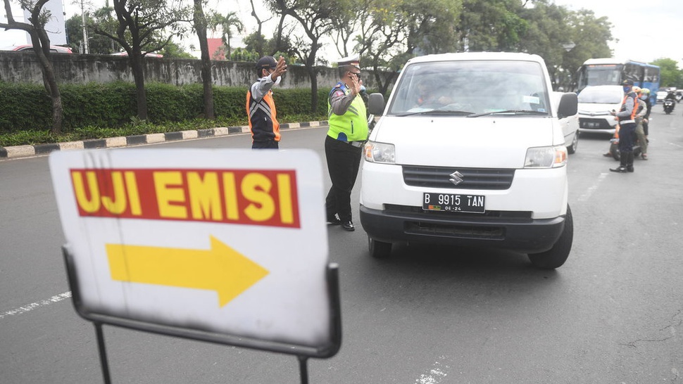 Razia Uji Emisi Kendaraan di 24 Ruas Jalan Jakarta Selama 2022