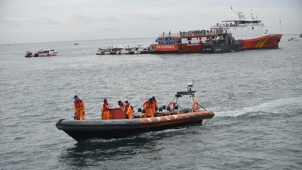 KNKT: Kapal Baruna Jaya Bantu Pencarian Kotak Hitam Sriwijaya Air