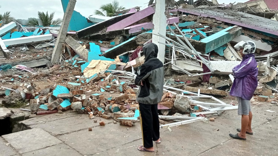 Info Gempa Mamuju & Majene Hari Ini: 34 Meninggal, Bangunan Rusak