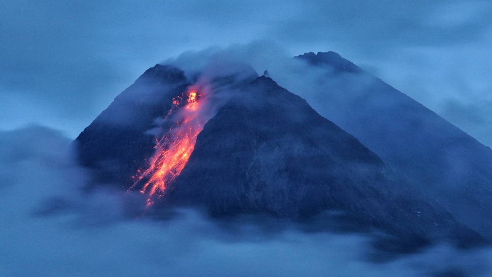Apa Gunung Merapi Meletus Hari Ini? Ada 11 Kali Guguran Lava Merapi
