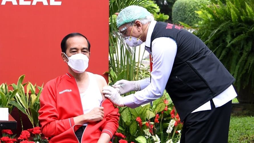 Jokowi: 4,6 Juta Vaksin AstraZeneca Tiba di Indonesia Maret Ini
