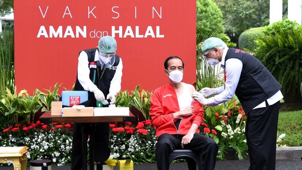 Perpres 14/2021 Diteken Jokowi, Ini Ancaman Sanksi Penolak Vaksin