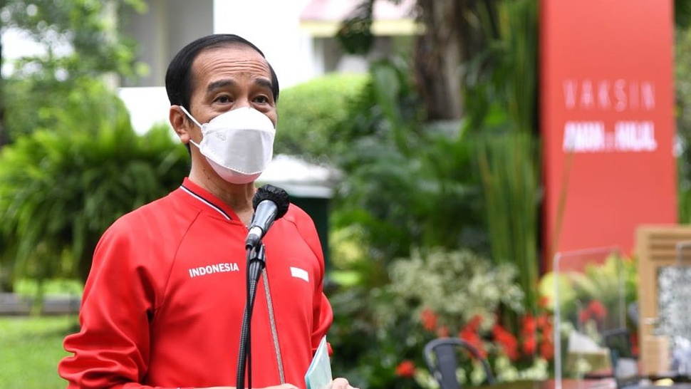 Jokowi Lepas Kontingen Indonesia untuk Olimpiade Tokyo 2021