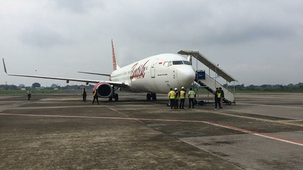 Batik Air PK-LEL Rute Aceh-Jakarta Mendarat Darurat di Kualanamu