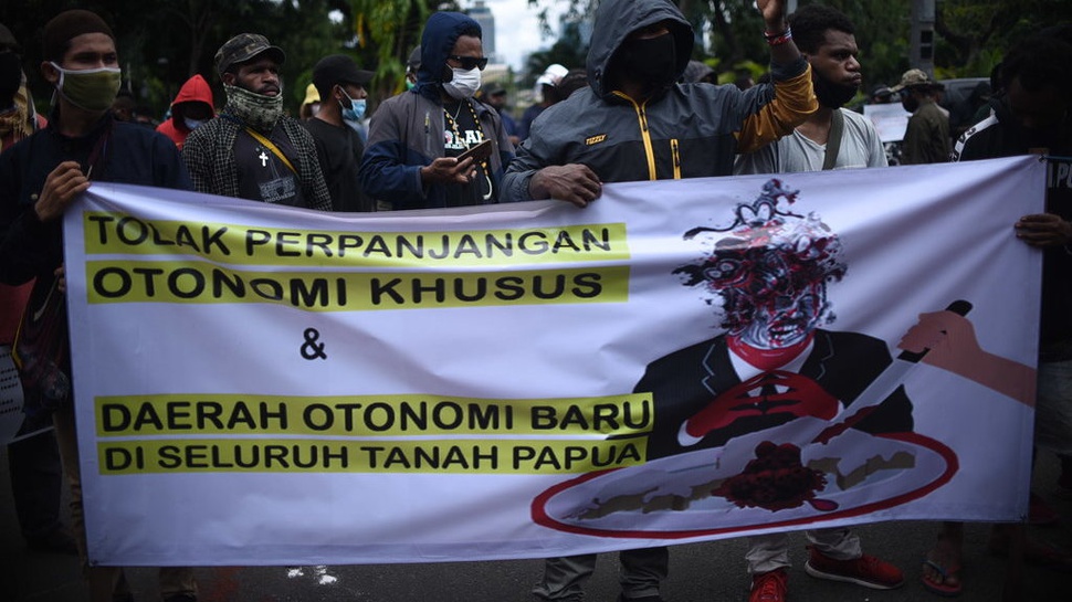 23 Pendemo Tolak Otsus Papua Ditangkap di Jayapura