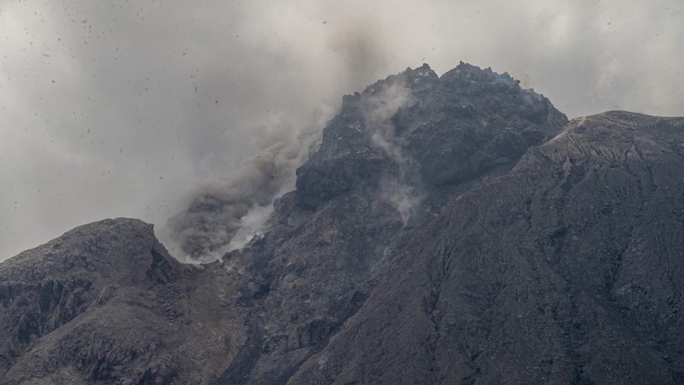Update Gunung Sinabung Hari Ini: 2 Kali Erupsi pada 6 Maret 2021