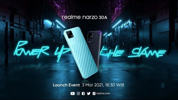 Realme Narzo 30A di Indonesia: Spesifikasi, Harga, Jadwal Rilis