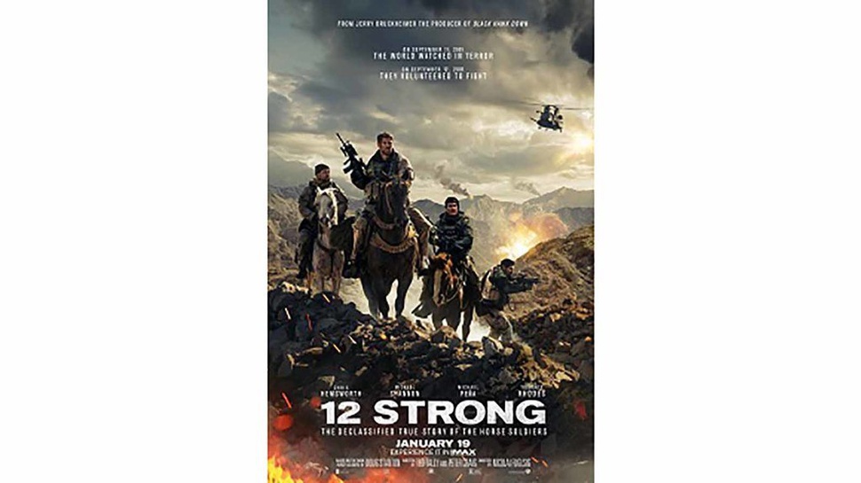 Sinopsis Film 12 Strong Bioskop Trans TV: Aksi Heroik 12 Tentara AS