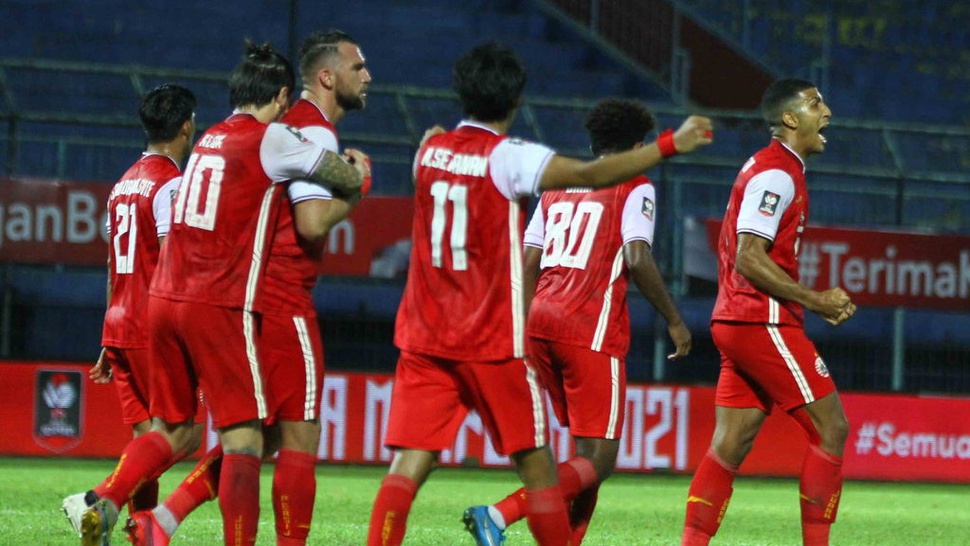 Hasil Semifinal Leg 2 Piala Menpora 2021: Persija vs PSM Skor 4-3